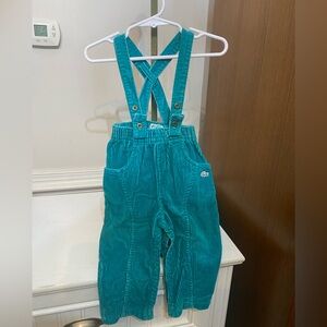 Vintage Lacoste Corduroy Overalls